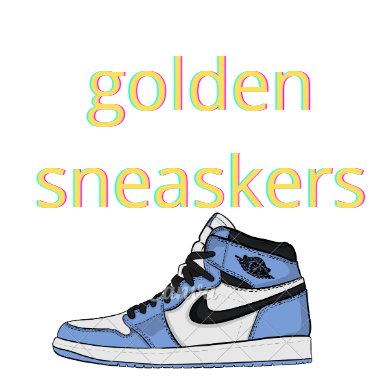 golden sneaker